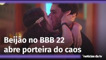 BBB 22 tem beijo, barraco e briga após semana paz e amor