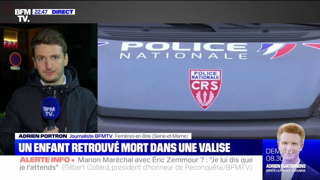 Seine-et-Marne: le corps d'un enfant retrouvé dans une valise, sa mère activement recherchée