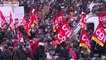 شاهد: مظاهرات ضخمة في مدن فرنسية للمطالبة بزيادة الأجور وتحسين القدرة الشرائية