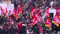 شاهد: مظاهرات ضخمة في مدن فرنسية للمطالبة بزيادة الأجور وتحسين القدرة الشرائية