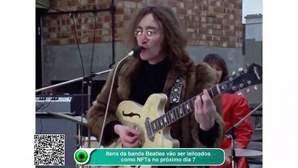 Itens da banda Beatles vão ser leiloados como NFTs no próximo dia 7