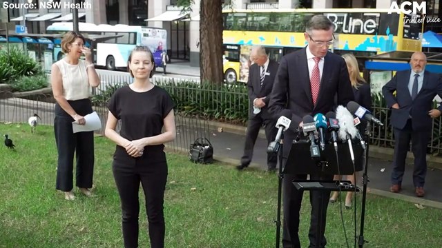 School children required to wear masks on public transport - Dominic Perrottet COVID-19 Press Conference | January 28, 2022 | ACM