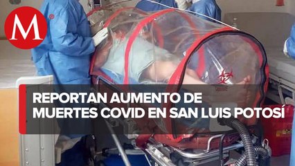 Incrementa el número de muertes y hospitalizaciones por covid-19 en SLP
