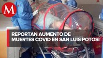 Incrementa el número de muertes y hospitalizaciones por covid-19 en SLP