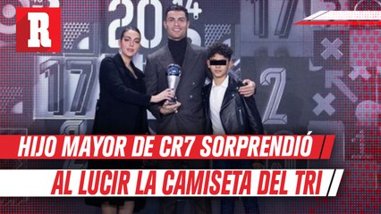 Hijo mayor de CR7 sorprendió al lucir la camiseta de la Selección Mexicana