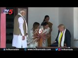 US President Donald Trump and PM Modi Visit's Sabarmati ashram | Namaste Trump | TV5 Kannada