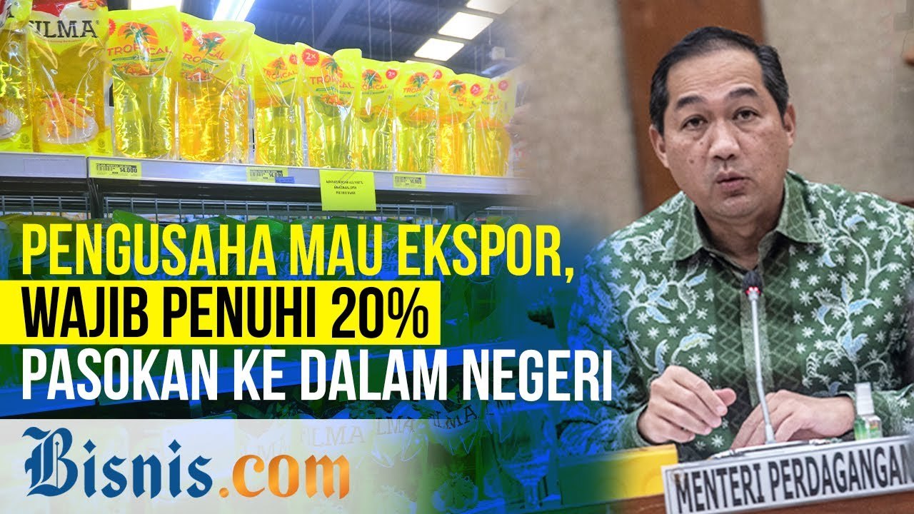 Tak Hanya Batu Bara, Mendag Terapkan DMO Minyak Goreng