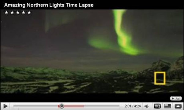 Les aurores polaires, un phénomène surprenant en vidéo