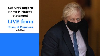 Download Video: Partygate Live | Boris Johnson will make a statement about Sue Gray report