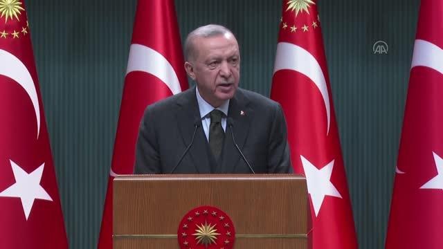 Cumhurbaşkanı Erdoğan, Kabine Toplantısı'nın ardından millete seslendi: (2)