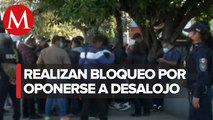 Vecinos bloquean calzada de Tlalpan, alcaldía Benito Juárez