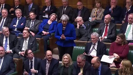 Download Video: Theresa May tears into Boris Johnson over Prime Minister's response to Sue Gray report