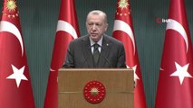 Son dakika... Cumhurbaşkanı Erdoğan, kabine toplantısı sonrasında açıklamalarda bulundu
