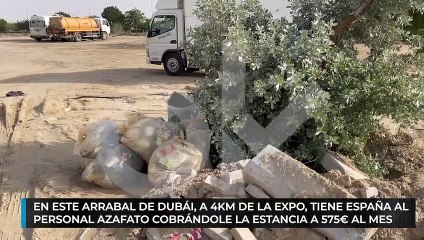 Escándalo en Dubái: así es el arrabal con cucarachas donde Sánchez tiene al personal azafato de la Expo