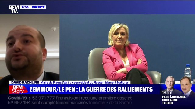 David Rachline affirme qu' un certain nombre d'élus, de militants, de responsables ont été appelés par l'équipe d'Éric Zemmour