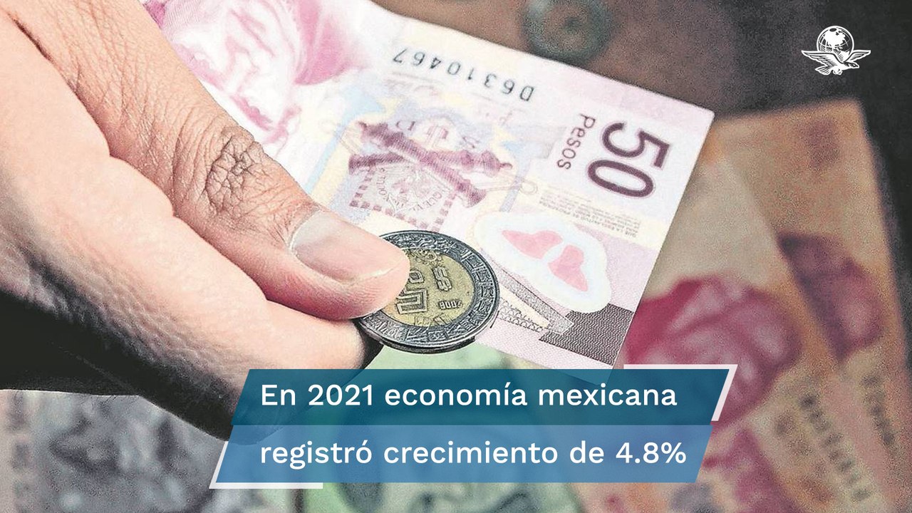 Economía mexicana entra en recesión, retrocede 0.1% en el cuarto trimestre de 2021