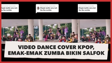Buat Video Dance Cover Kpop di Publik, Emak-emak Zumba Bikin Salfok: Diajak Battle Seru