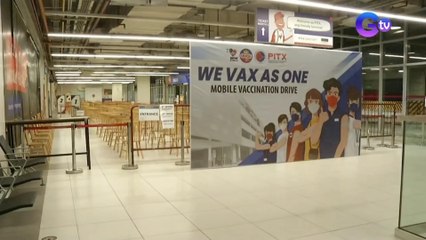 Mobile vaccination drive sa PITX huling araw na ngayon; gustong ma-extend ng mga pasahero | BT