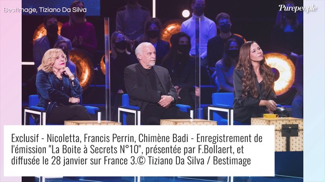 Chimène Badi émue aux larmes face à Nicoletta et Francis Perrin dans La Boîte à secrets