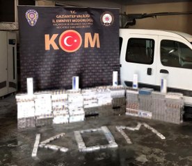 Gaziantep'te 2 bin 790 paket kaçak sigara ele geçirildi