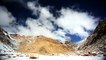Brilliant cloud, sky and mountain time lapse over Ladakh, India