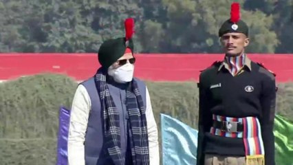 Скачать видео: PM Modi attends NCC Rally at Cariappa Ground in Delhi