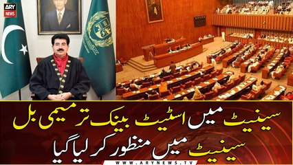 Senate passes SBP Amendment Bill amid ruckus