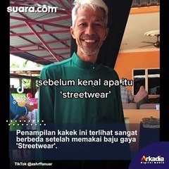 Gaya Kakek Pakai Streetwear Bikin Pangling, Warganet: Nenek Gue Ketar-Ketir