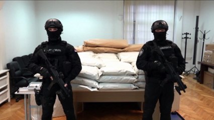 Detidos cinco homens em apreensão de droga na Sérvia