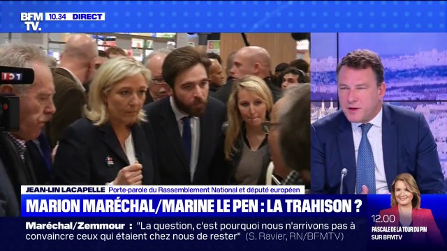 Présidentielle: Jean-Lin Lacapelle (RN) dénonce une décision contradictoire après les propos de Marion Maréchal