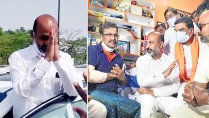 BJP Chief Bandi Sanjay Armoor Visit  బాదితులను పరామర్శించిన బీజేపి అద్యక్షుడు | Oneindia Telugu