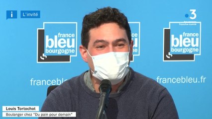 Louis Tortochot, de la boulangerie "du Pain pour demain" à Dijon, vainqueur de "La meilleure boulangerie de France en 2019"
