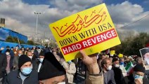 تظاهرة في طهران دعما للمتمردين الحوثيين بعد غارات التحالف على اليمن