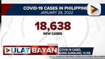 Bilang ng bagong COVID-19 cases, naitala sa 18,638; Mga bagong gumaling, 13,106