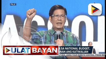 Sen. Lacson: Sistema para sa national budget, babaguhin para malabanan ang katiwalian   Paglaban sa korapsyon, isa sa mga agenda ni Sen. Pacquiao  Pondo para sa mga manggagawa, ipinaglalaban ni Ka Leody De Guzman  COVID-19 response, tinututukan ni Manila