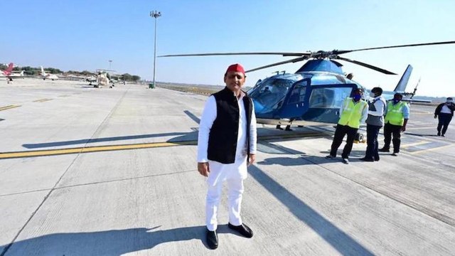 Akhilesh says not being allowed to fly to Muzaffarnagar