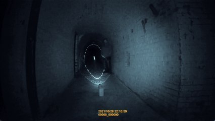 Tony Ferguson filming suspected paranormal activity at Fort Purbrook