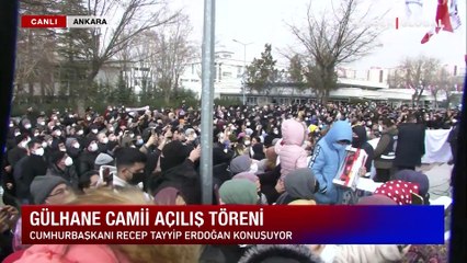 Cumhurbaşkanı Erdoğan'dan cami açılışında açıklamalar