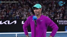 Rafa Nadal, tras pasar a la final del Open de Australia