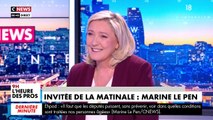 Extrait de la matinale de CNews durant laquelle Laurence Ferrari interroge Marine Le Pen sur sa nièce Marion Maréchal, qui réfléchit à rejoindre le mouvement politique d'Eric Zemmour.