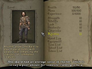 Bard's Tale - Attributes