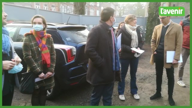 Inondations : les ministres Jeholet et Daerden dans les écoles sinistrées de Verviers et Ensival