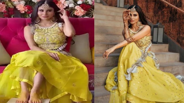 Mouni Roy के इस लहंगे की कीमत चौंका देगी आपको, Sooraj संग हुई Mouni की शादी | FilmiBeat