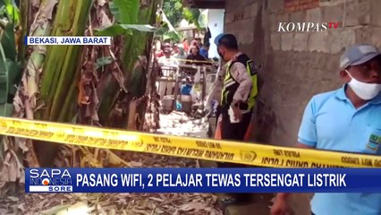 Tersengat Listrik Saat Pasang Wifi, 2 Pelajar di Bekasi Tewas Ditempat dan 1 Lainnya Terluka