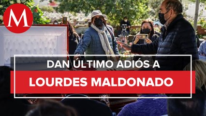 Fue sepultado el cuerpo de la periodista Lourdes Maldonado