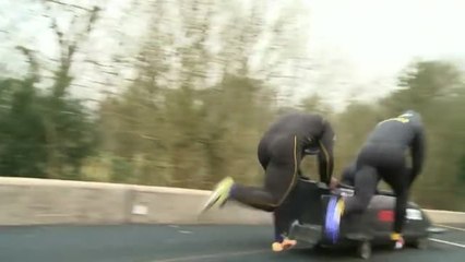 El equipo de Jamaica de bobsleigh ultima su preparación para Pekín 2022