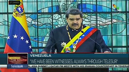"We have been witnesses, always through teleSUR"