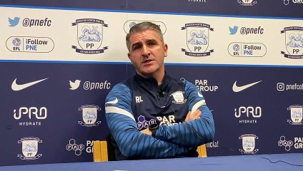 Ryan Lowe press conference pre Bristol City