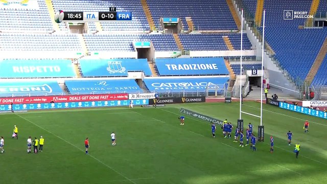 Italy vs France First Half 02/06/2021 Six Nations 2021 Rugby Union
