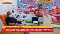 Faltante de dadores de sangre en la provincia